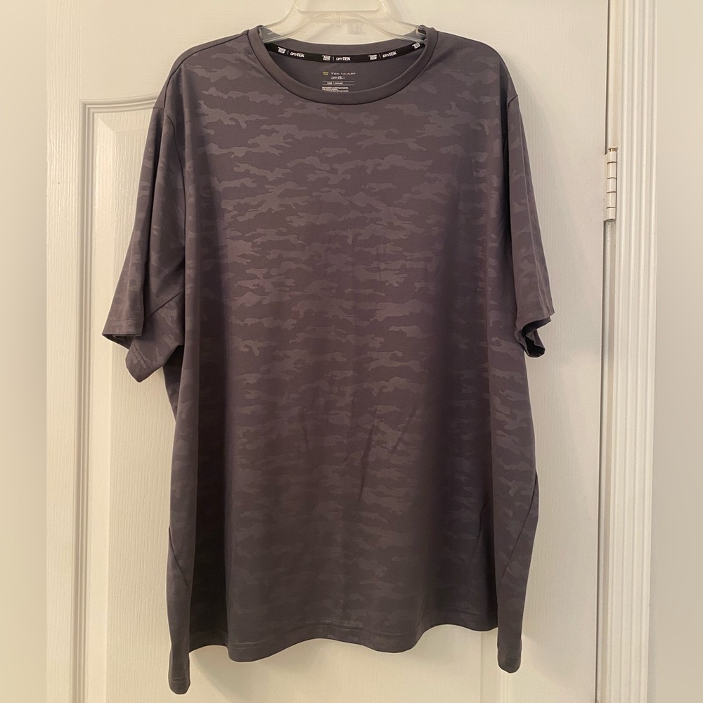 Men’s Gray DryTek T-Shirt size 2xl